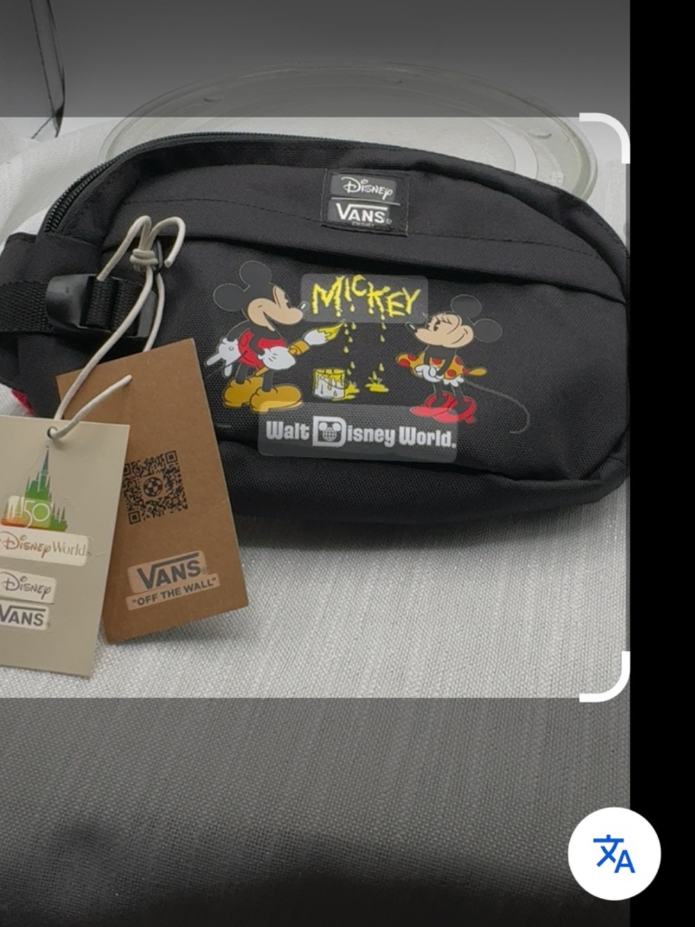 Disney Vans Mickey and Minnie Mouse Hip Pack fanny bag collaboration NWT